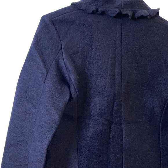 Nara Maglie Navy Wool Blend Cardigan With Tortoiseshell Buttons NWT Size X-Large - Picture 12 of 16